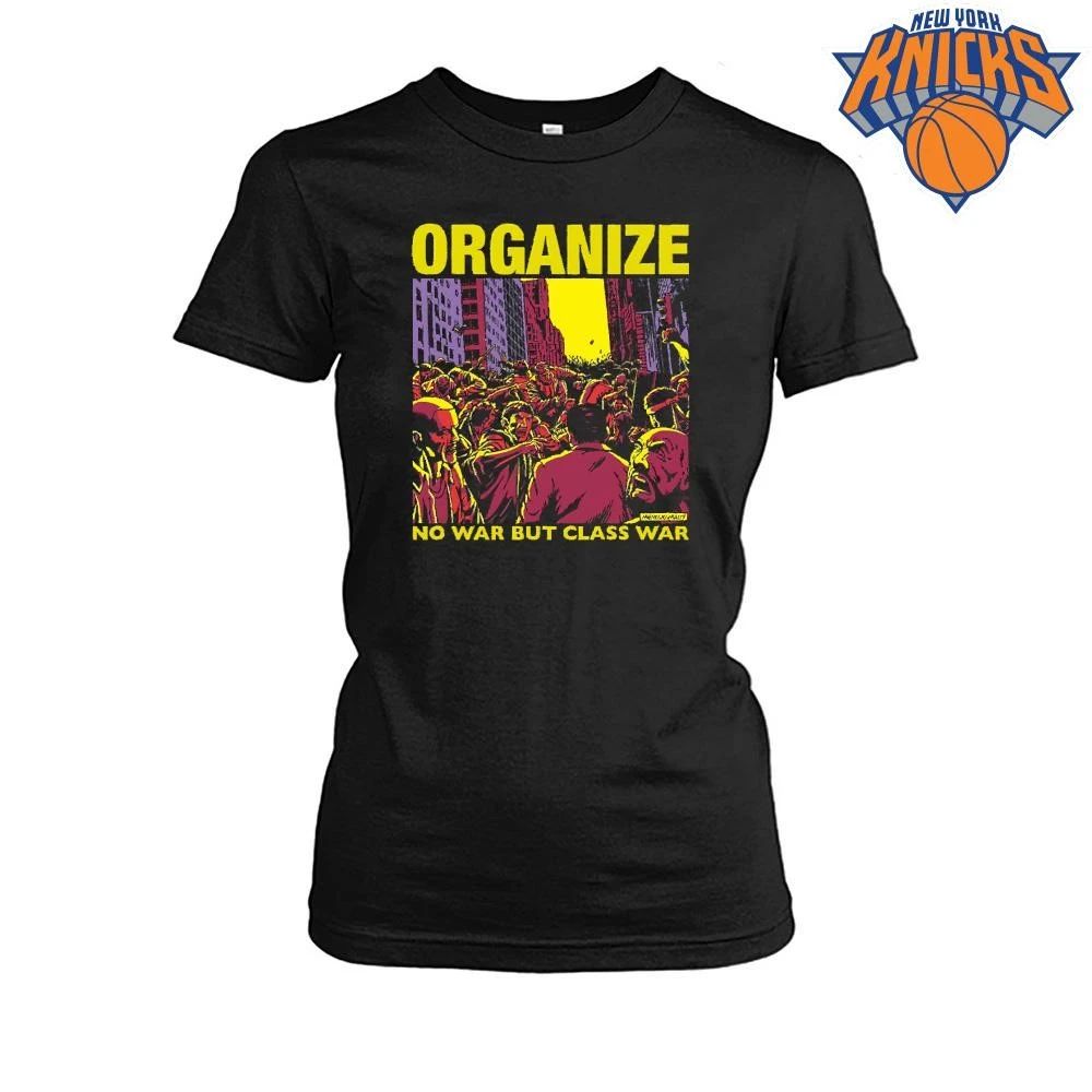 Organize No War But Class War Vintage Comic Protest Graphic shirt Unisex