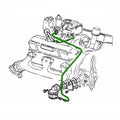 1970 Buick LeSabre/Wildcat 350CID 2bbl w/AC Pump to Carb Line 1pc, Stainless