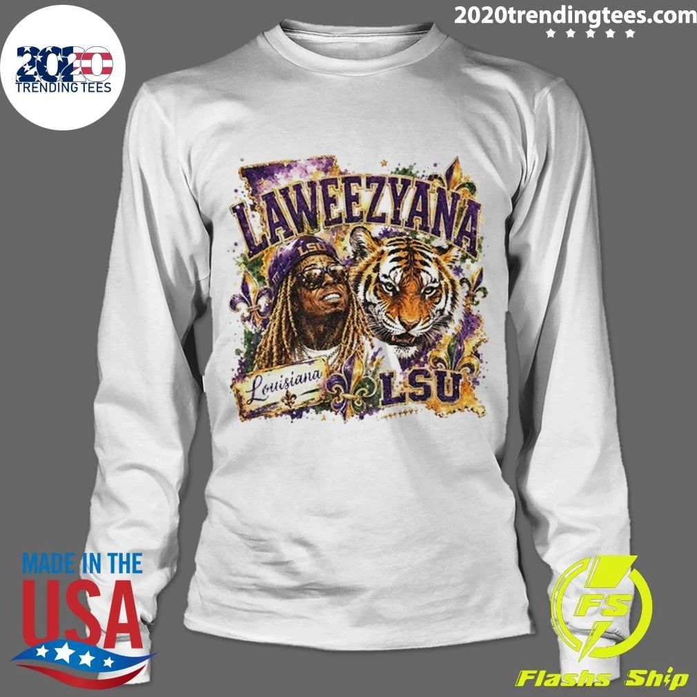 Laweezyana Tiger Lsu Louisiana Football Fan Shirt