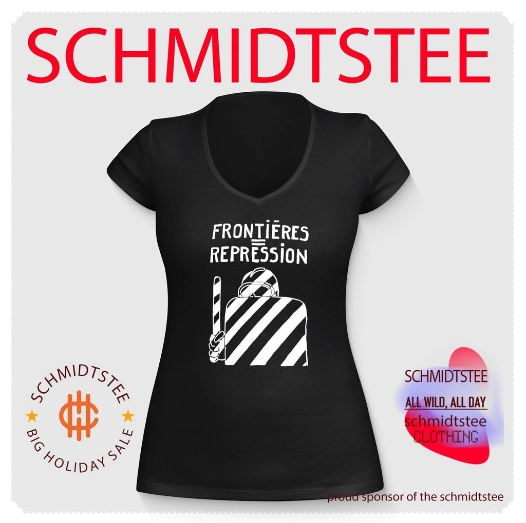 Frontieres Repression slogan shirt Unisex