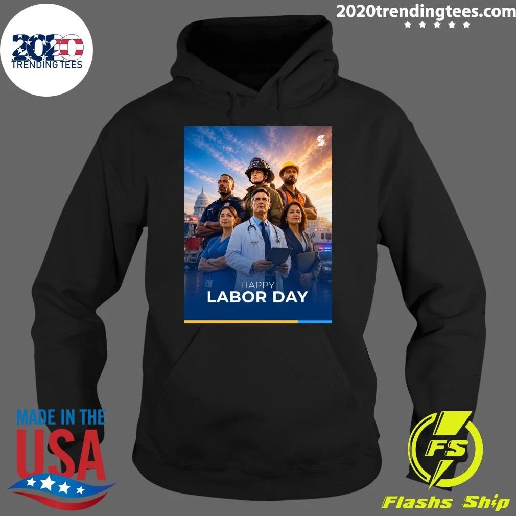 Wishing Everyone A Safe And Relaxing Weekend Happy Labor Day 2026 Shirt