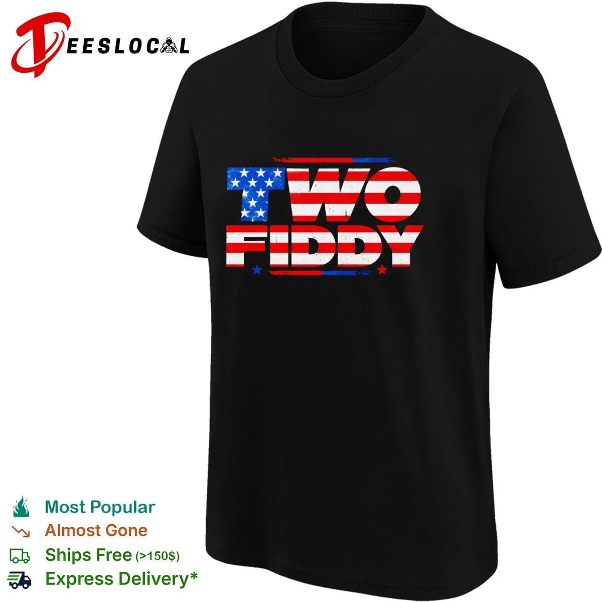 Two Fiddy American Flag south park funny Unisex