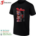 Philadelphia Phillies Roster Players Names and Signatures Unisex