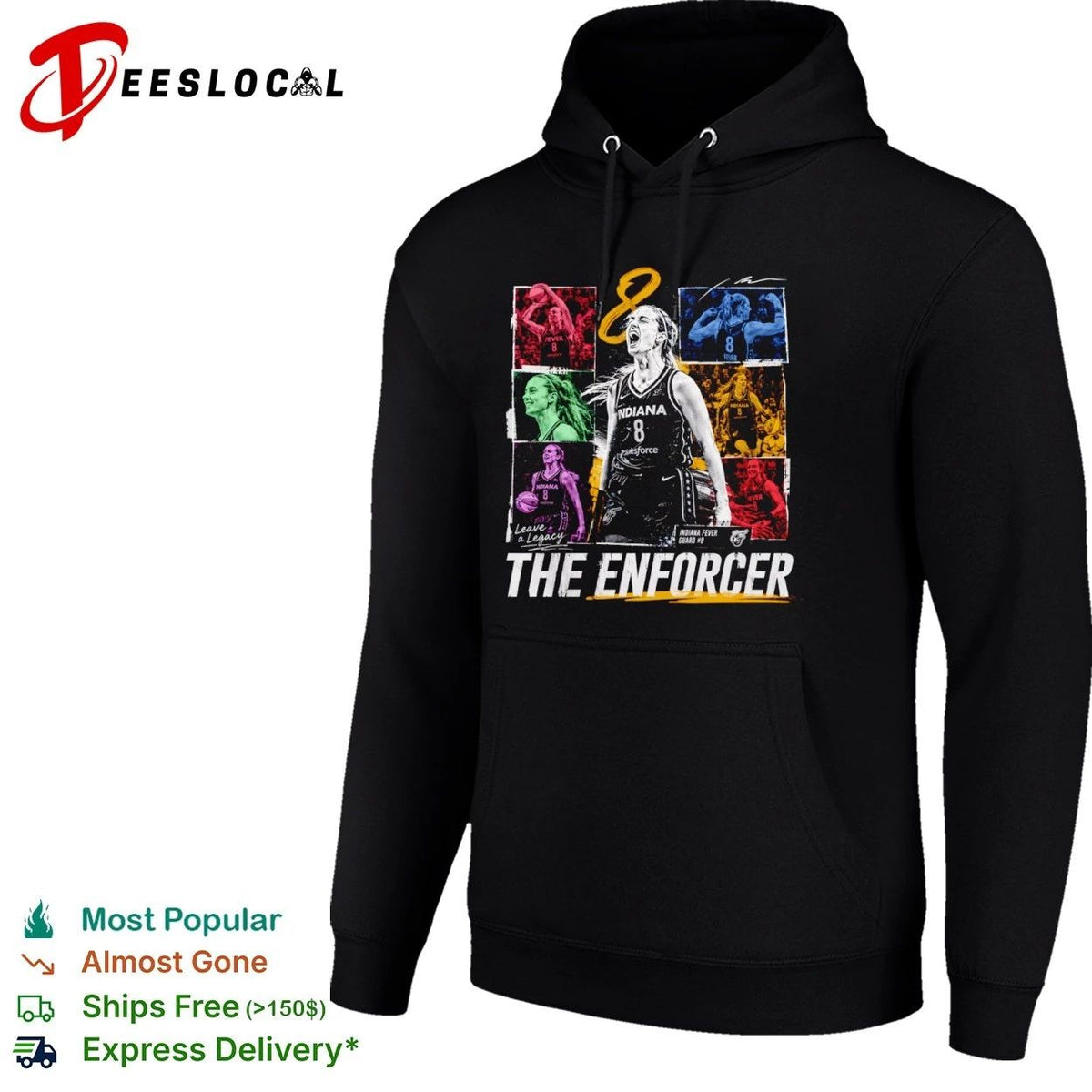 Sophie Cunningham Indiana Fever The Enforcer Leave a Legacy Guard 8 Unisex