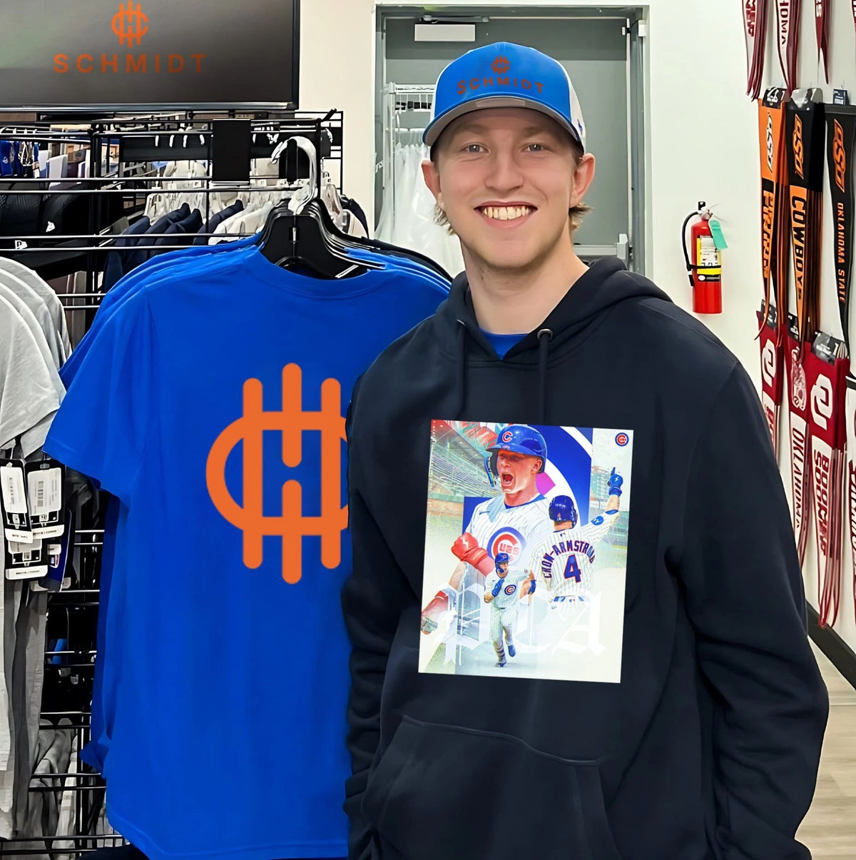 Chicago Cubs Pete Crow Armstrog in multiple action poses shirt Unisex