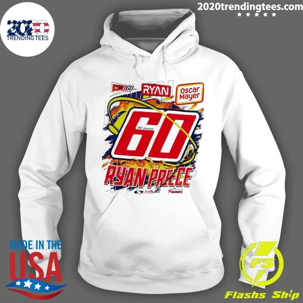 Ryan Preece 60 Apollo Oscar Mayer Nascar Racing 2026 Shirt