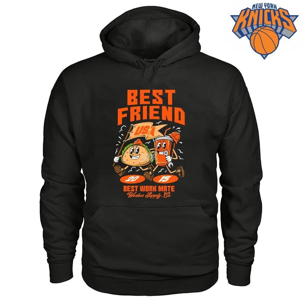 Friend USA Best Work Mate Worker Supply Co Taco Soda Cartoon Retro Shirt Unisex