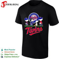 Peanuts Characters Minnesota Twins Baseball Unisex