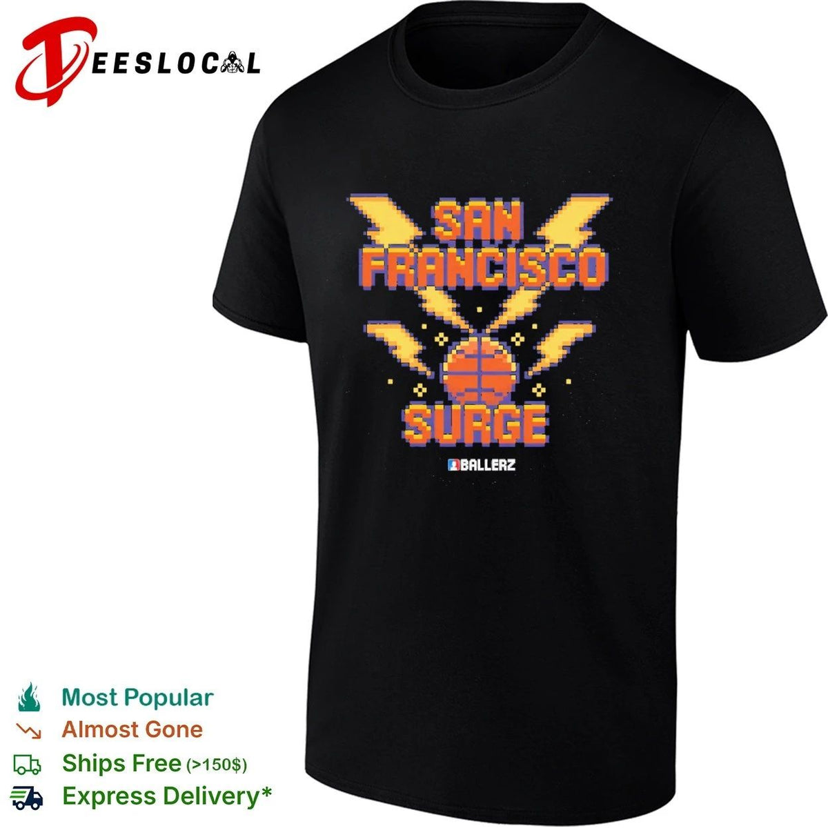 San Francisco Surge Ballerz basketball Unisex
