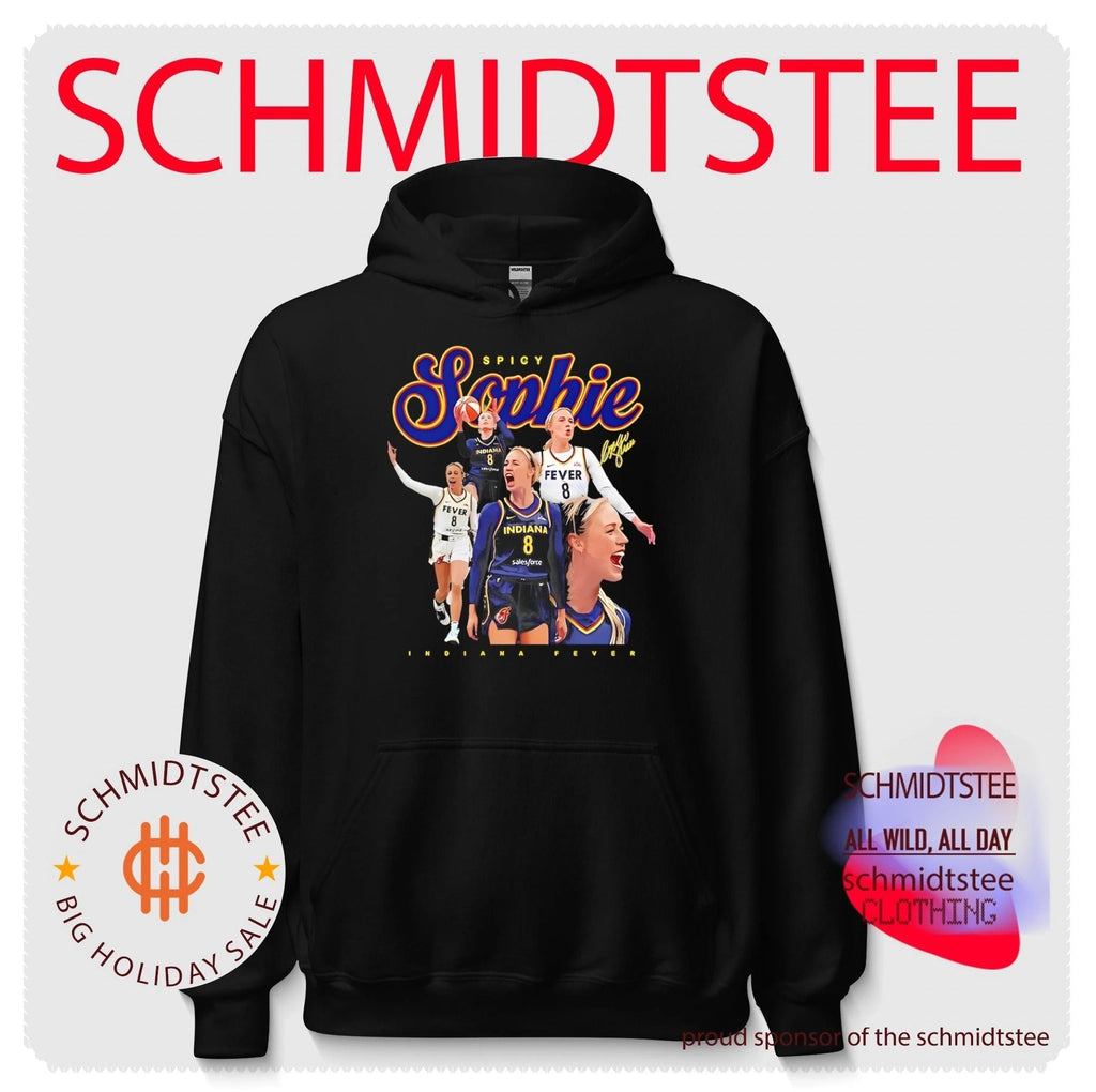 Indiana Fever spicy Sophie Cunningham portrait vintage shirt Unisex