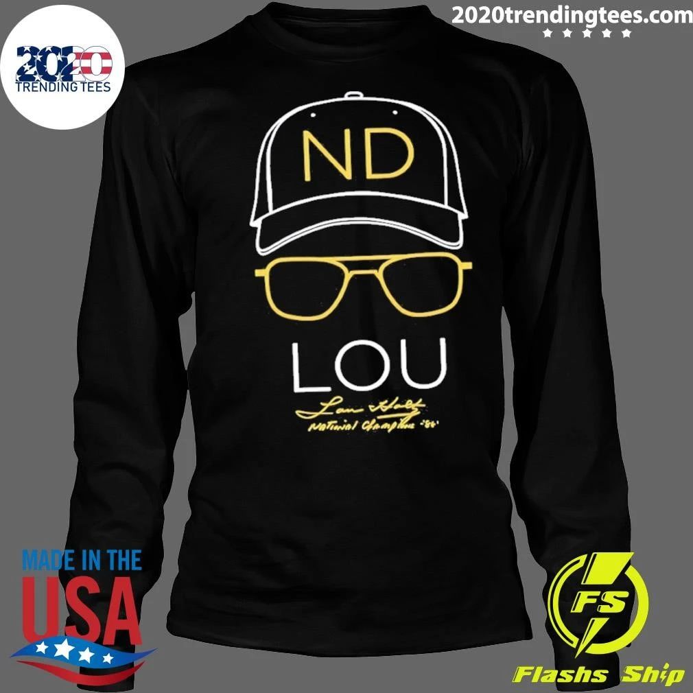 Lou Holtz Notre Dame Fighting Irish Football National Champions 2026 Shirt