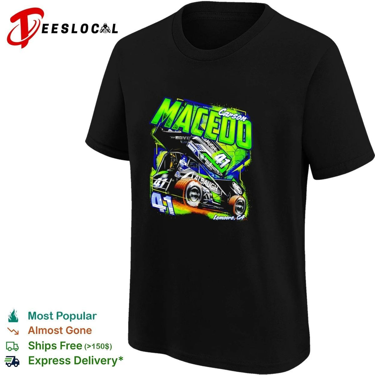 Carson Macedo 41 Albaugh Sprint Car Lemoore CA Unisex