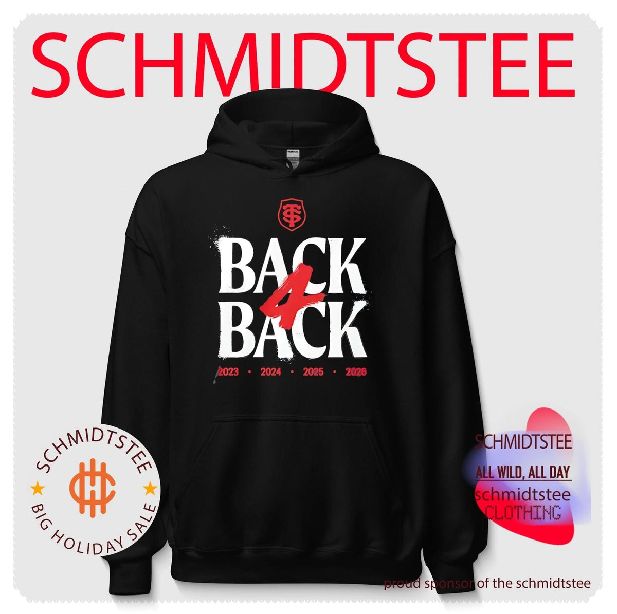 Stade Toulousain Back 4 Back 2023 2024 2025 2026 shirt Unisex