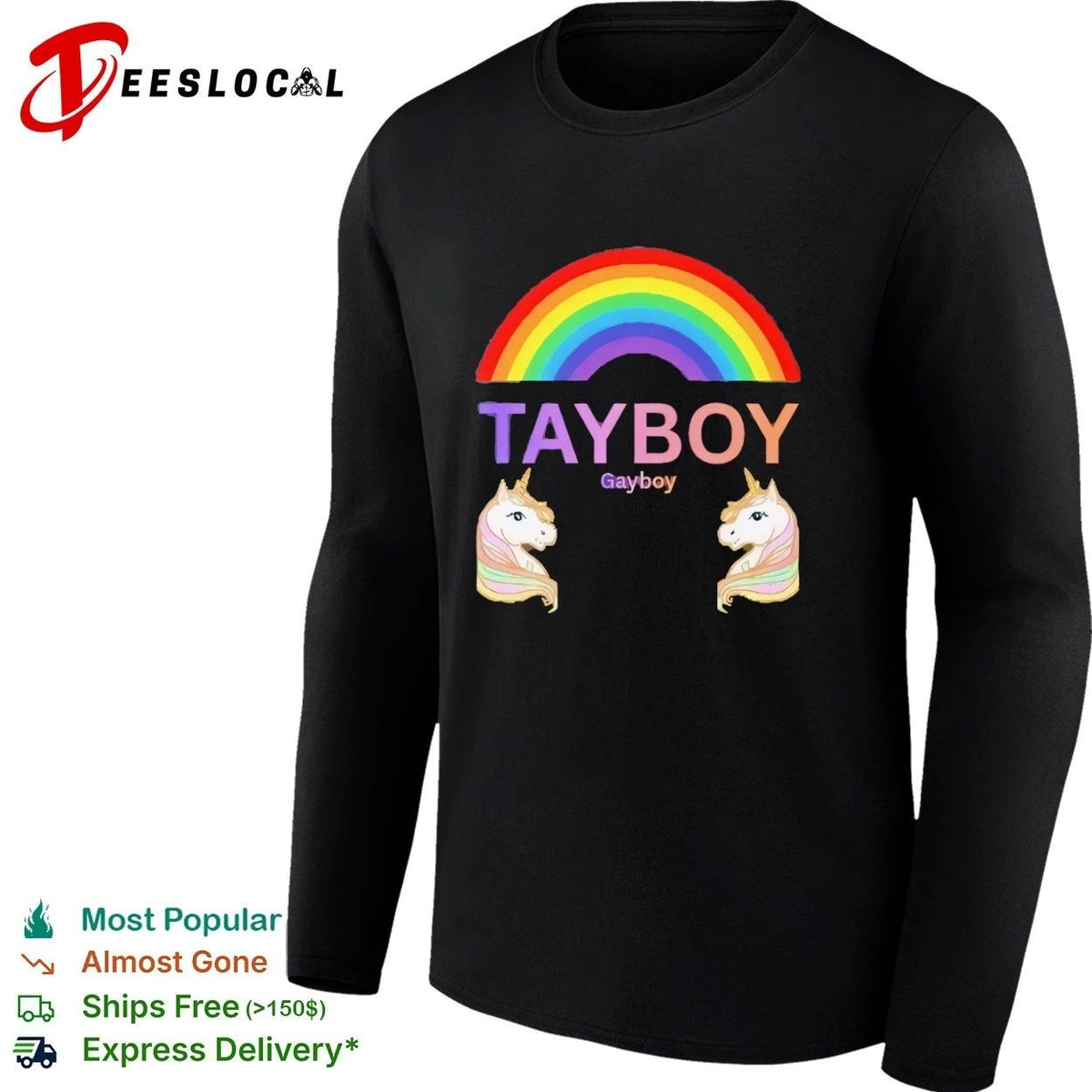 Tayboy Gayboy Unicorn Rainbow lgbtq gay pride Unisex