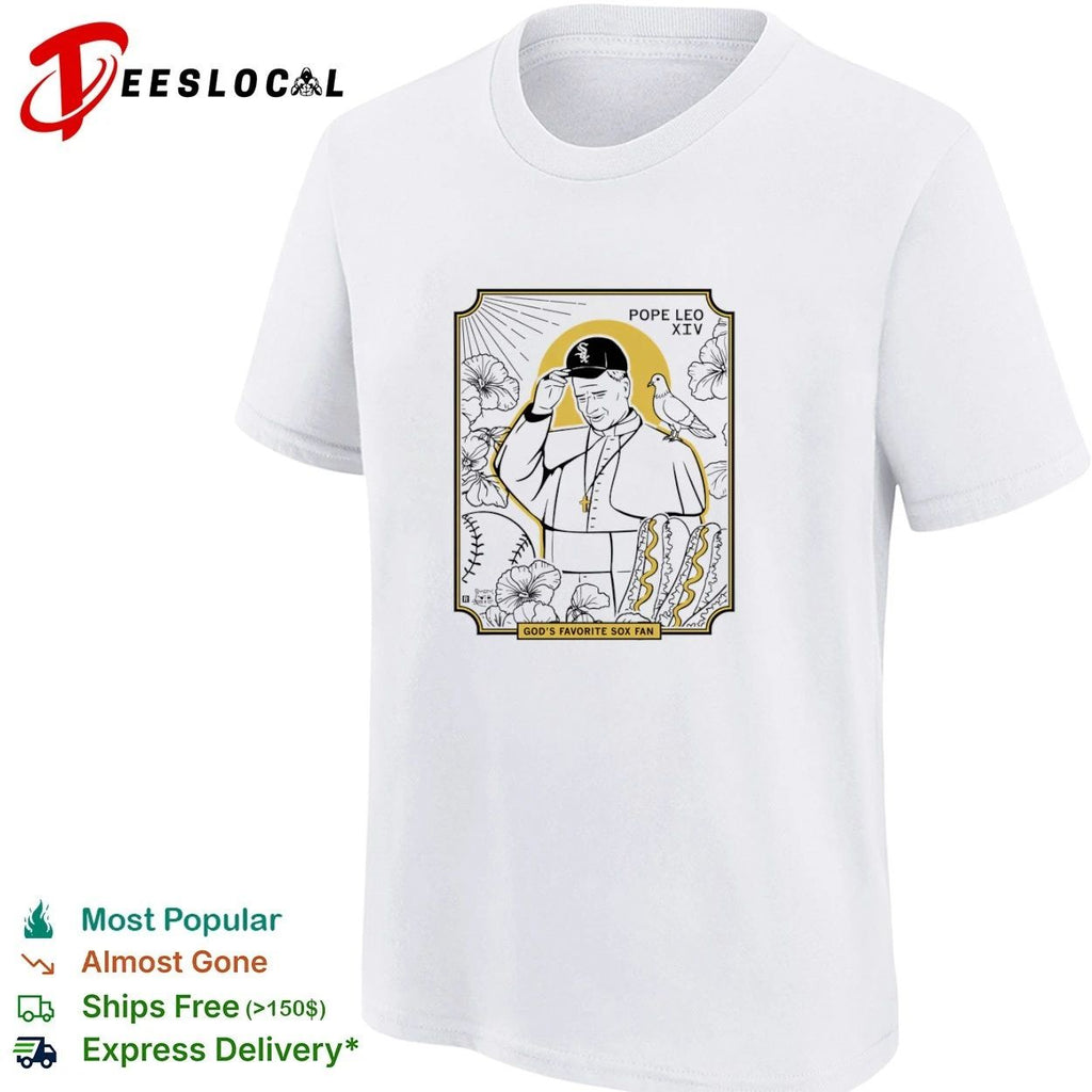 Pope Leo XIV God’s Favorite Sox Fan Baseball Unisex