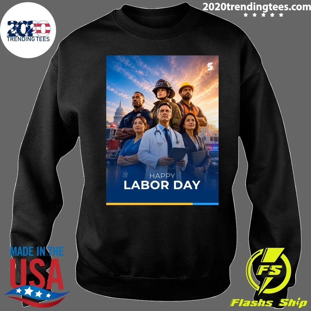 Wishing Everyone A Safe And Relaxing Weekend Happy Labor Day 2026 Shirt