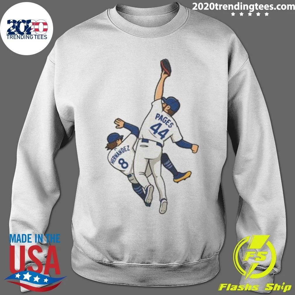 Pages Hernandez 9th inning catch World Series Baseball Tee Shirt