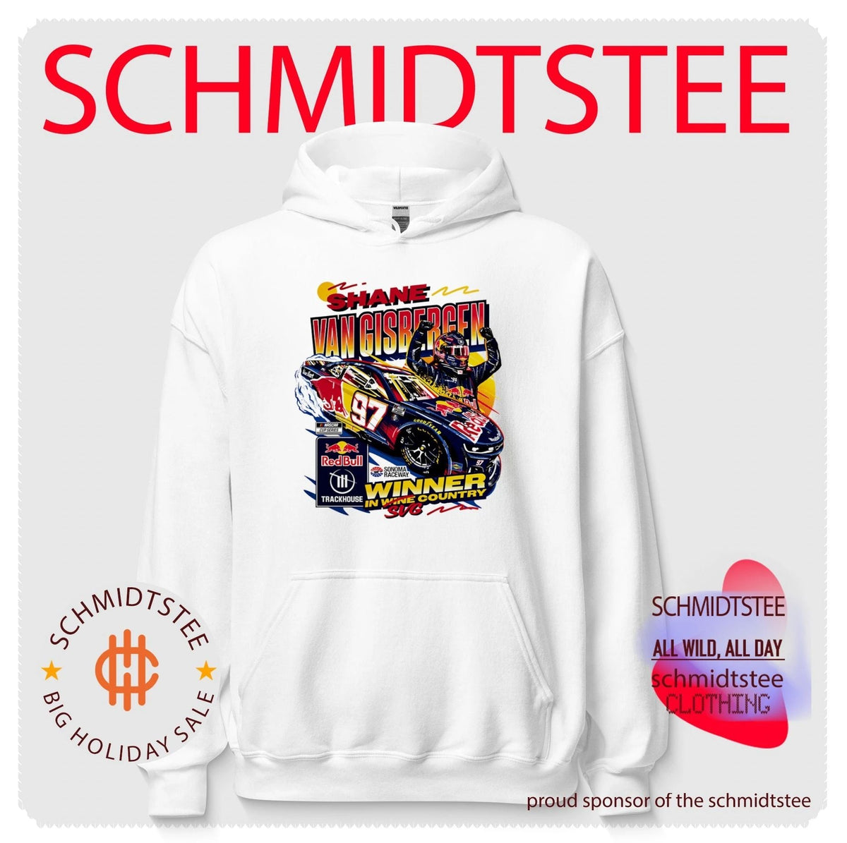 Shane van Gisbergen Trackhouse Racing Winner in Wine Country 2026 shirt Unisex