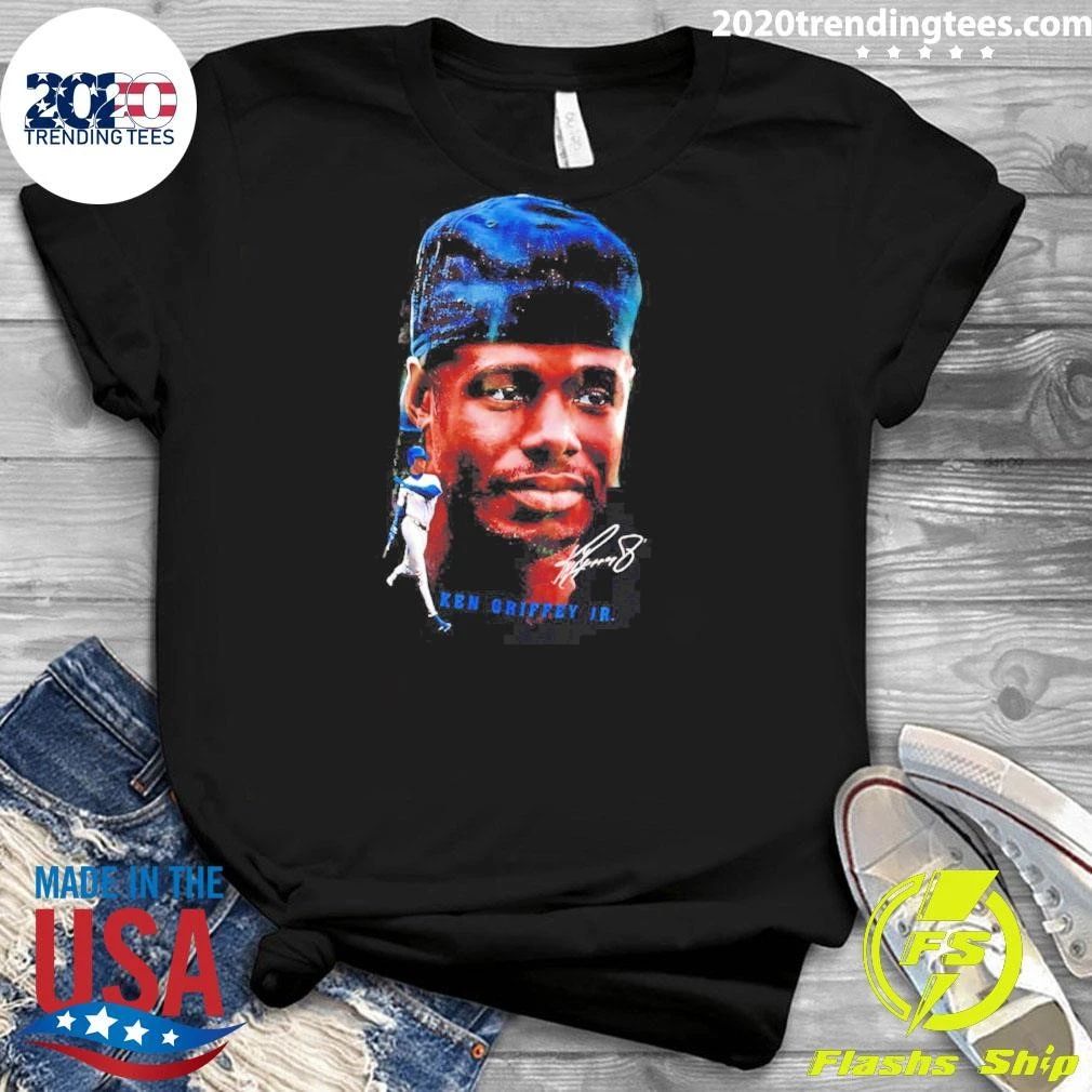 Ken Griffey Jr Big Head Graphic Signature Shirt