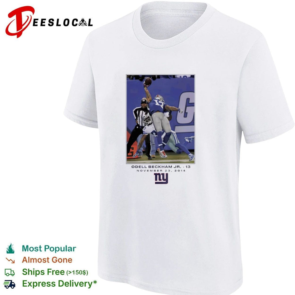 New York Giants Odell Beckham Jr November 23 2014 Unisex