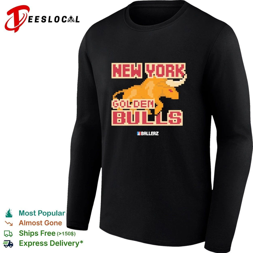 New York Golden Bulls pixel art sports team Unisex