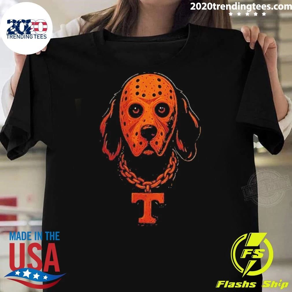 Spooky Tennessee Hound Dog Football Halloween Vols Gameday Shirt