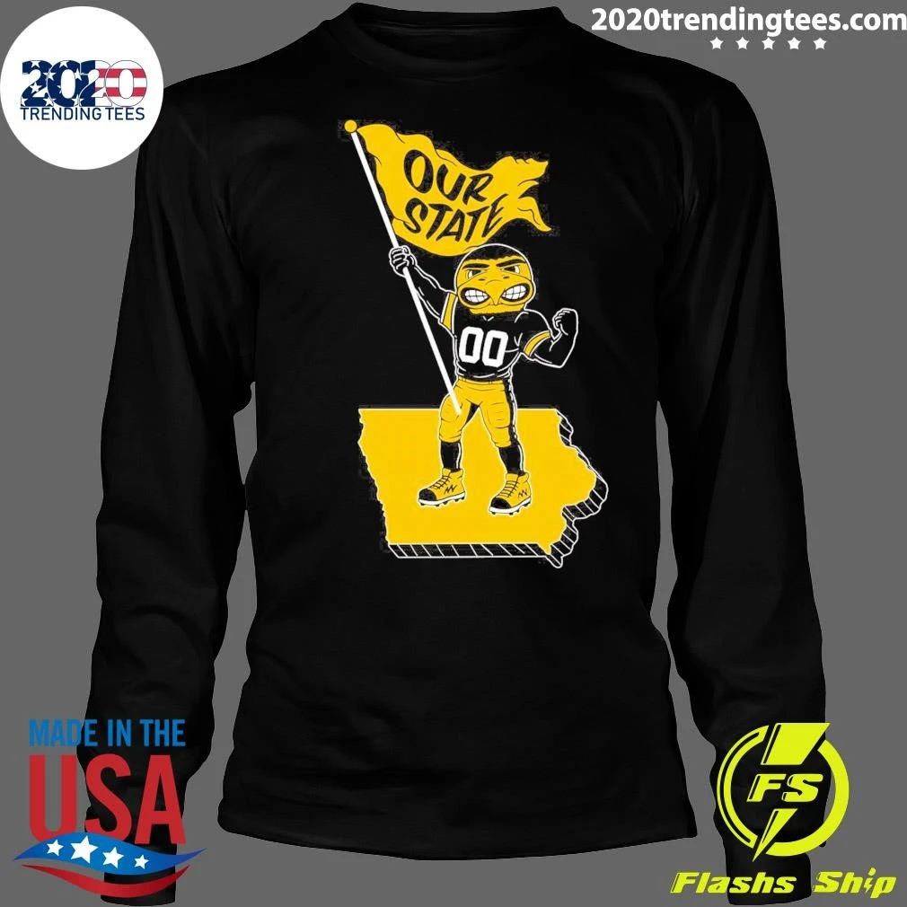 Herky the Hawk Our State Tee Shirt