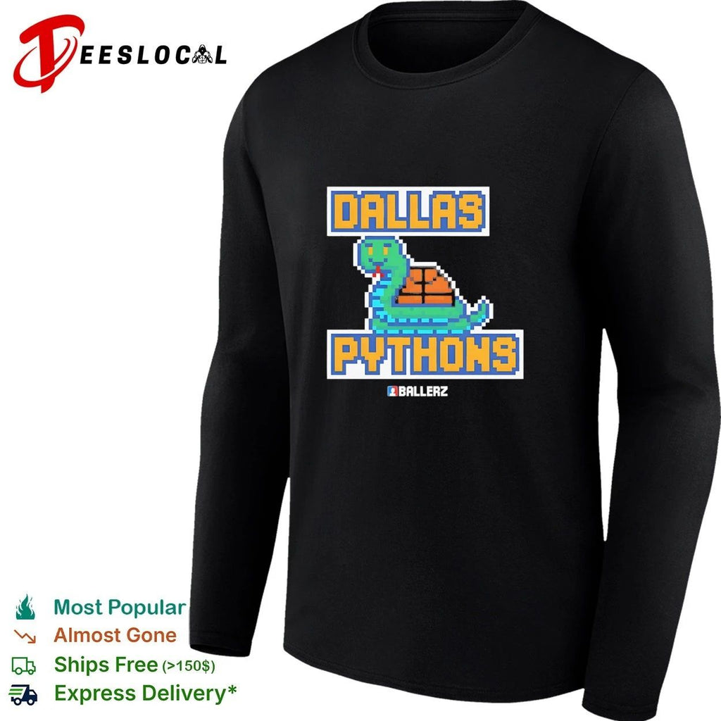 Dallas Pythons Ballerz basketball pixel art Unisex