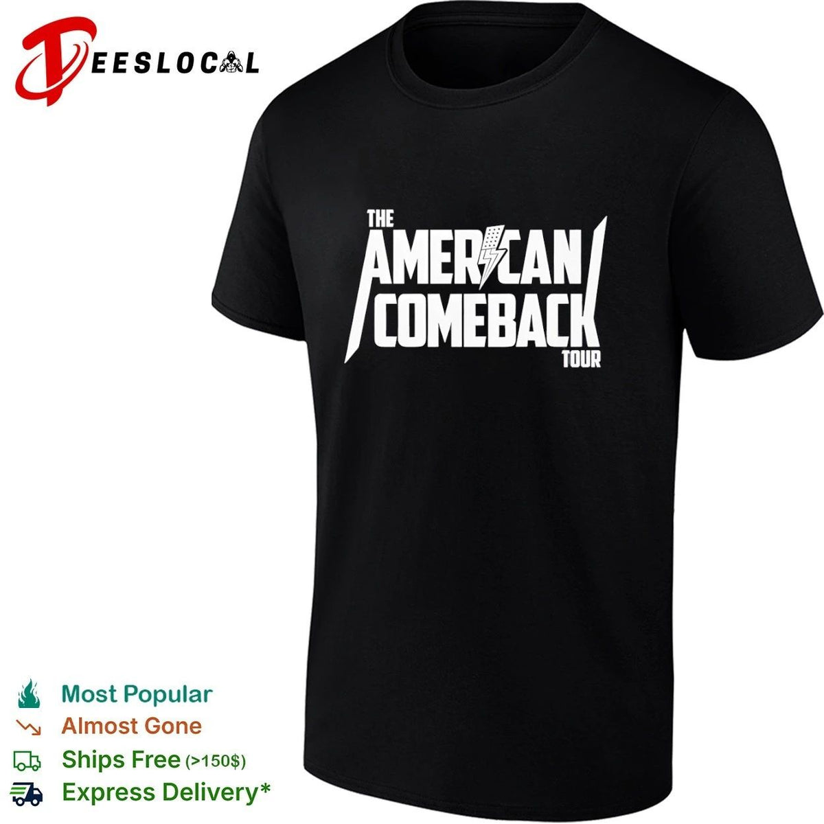 Charlie Kirk The American Comeback Tour Unisex