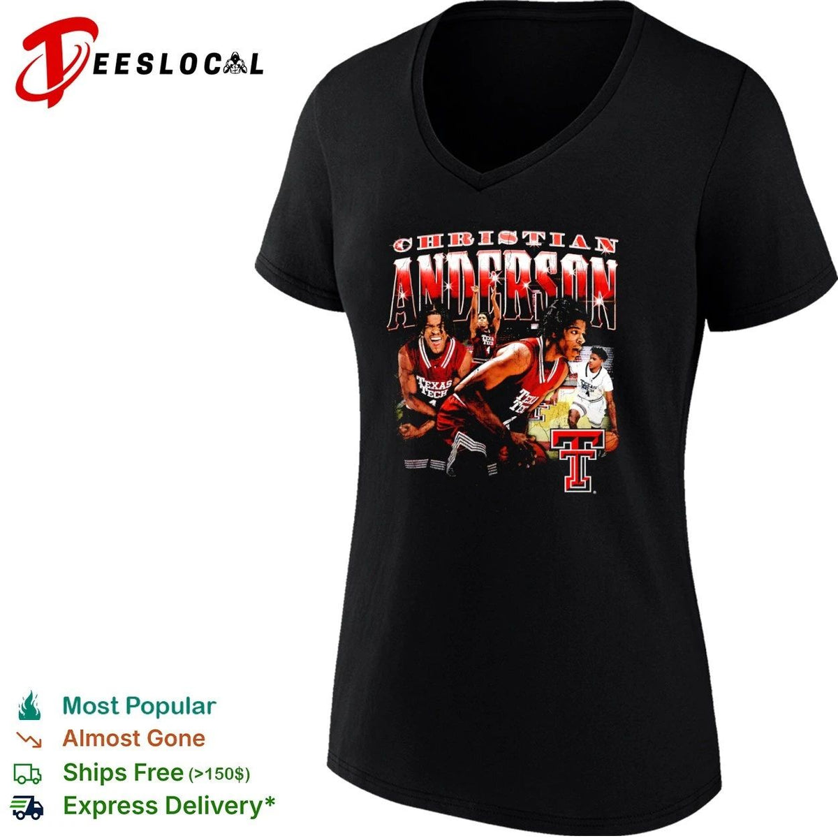 Christian Anderson Texas Tech Basketball Unisex