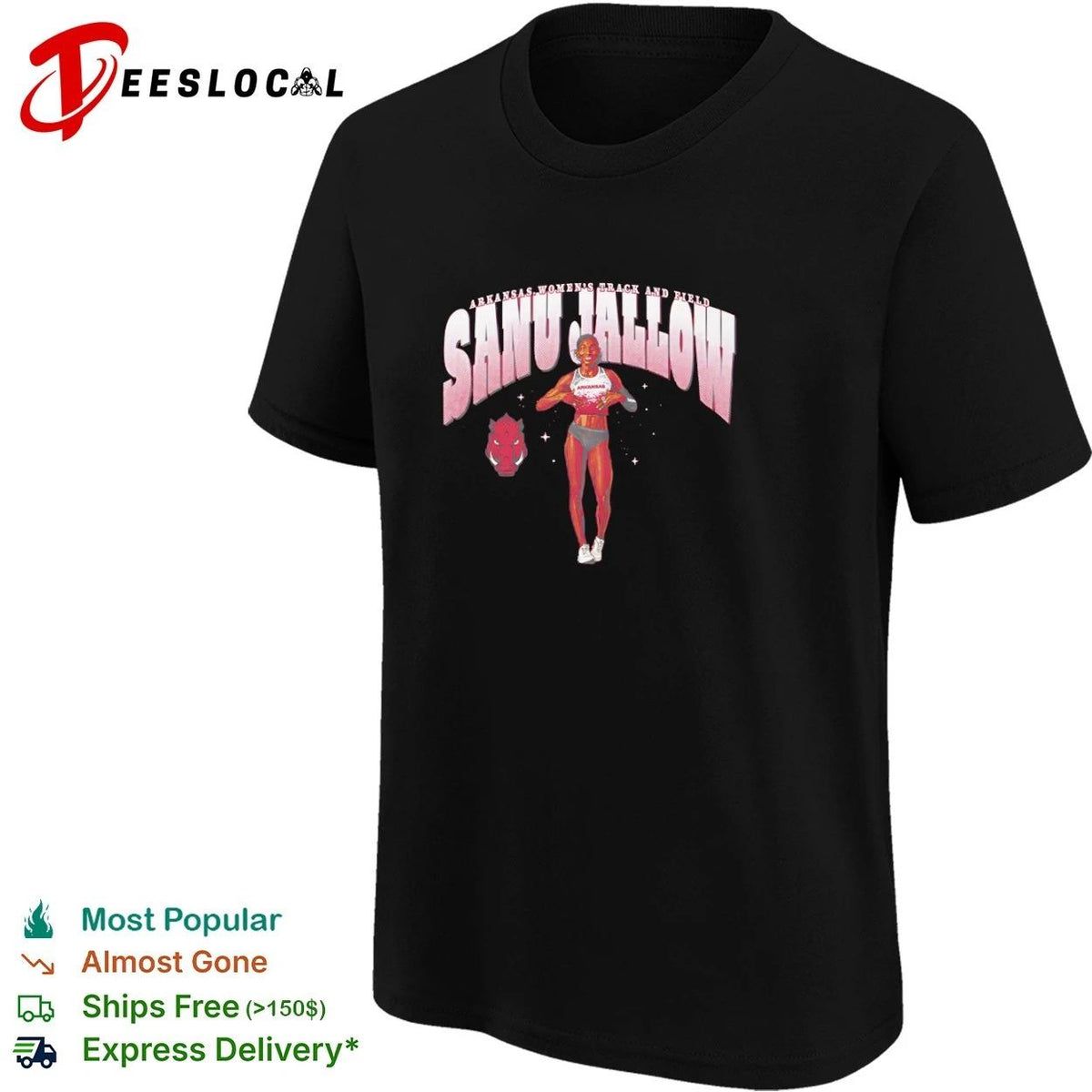 Sanu Jallow Arkansas Women’s Track and Field Unisex