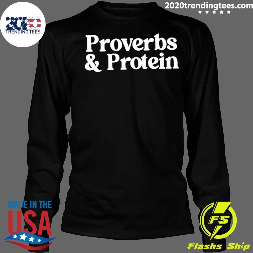 Proverbs & Protein Fitness Faith Gym Shirt