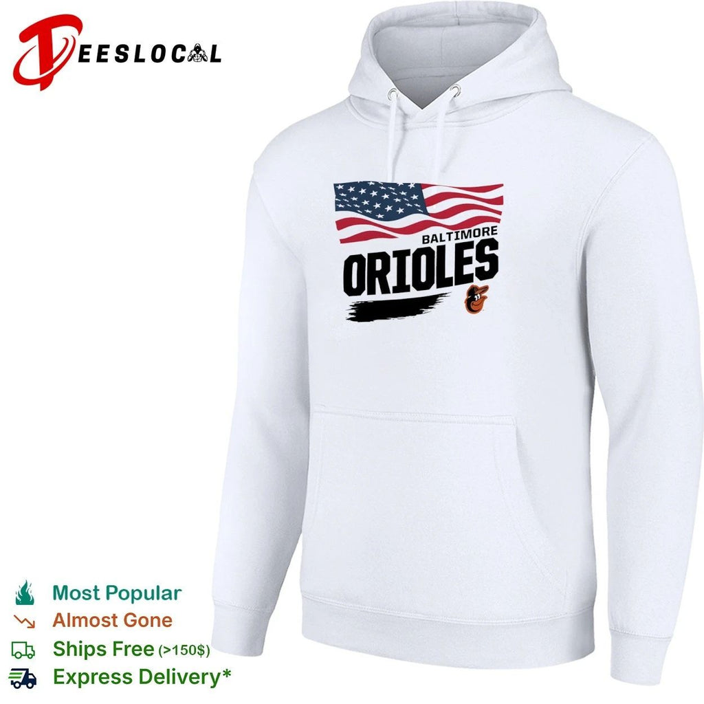 Baltimore Orioles Waving Flag Baltimore Orioles Unisex
