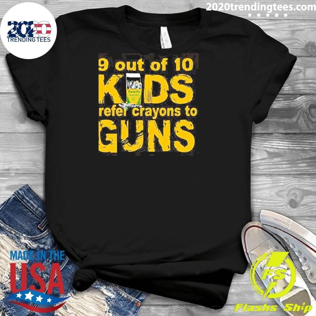 9 Out Of 10 Kids Prefer Crayons To Guns Pearl Jam Full Sleeves Shirt