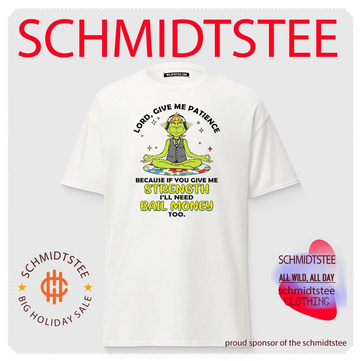 Lord Give Me Patience Because If You Give Me Strength I’ll Need Bail Money Too shirt Unisex