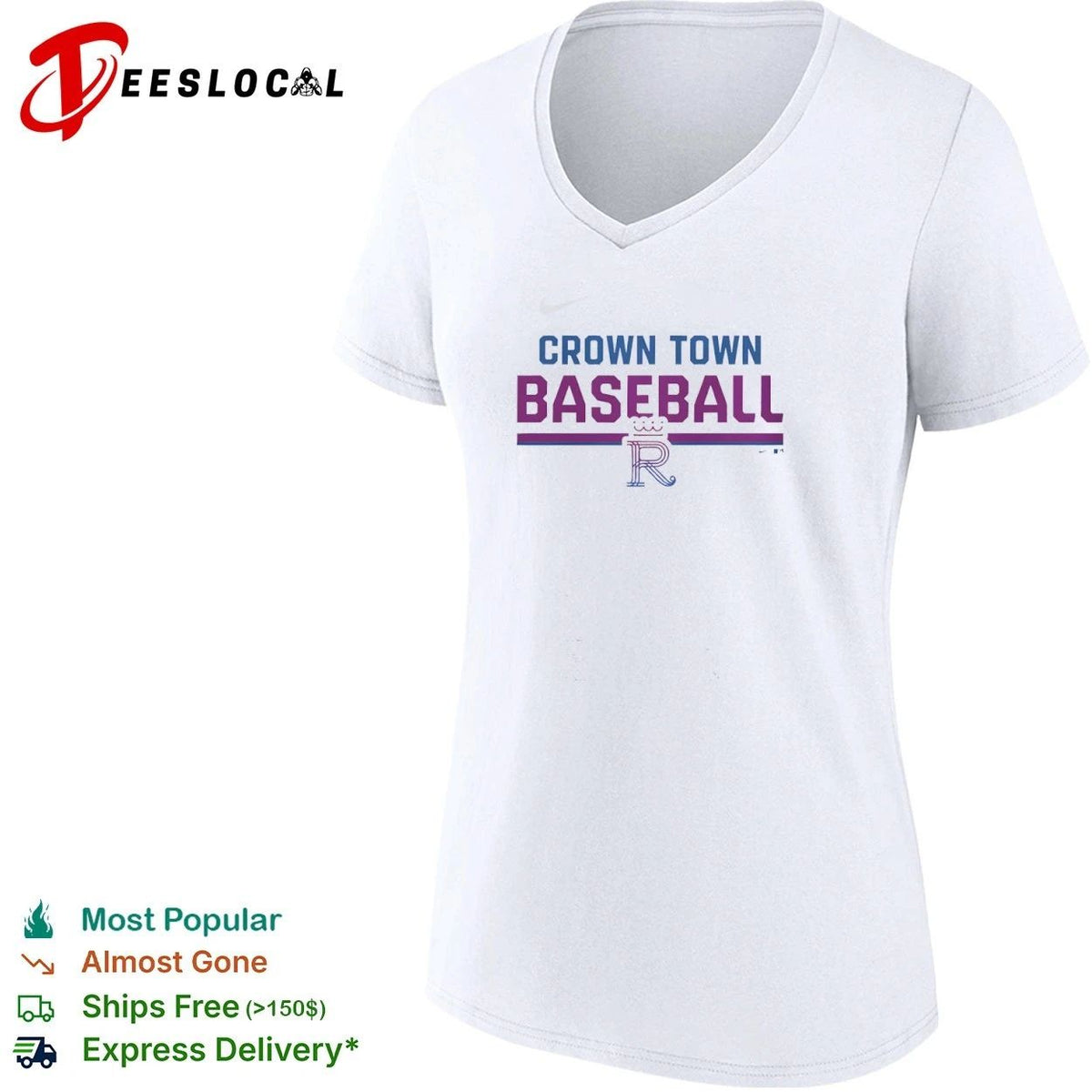 Crown Town Baseball Kansas City Royals Unisex