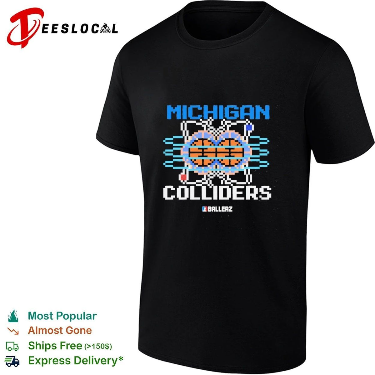 Michigan Colliders Ballerz basketball Unisex