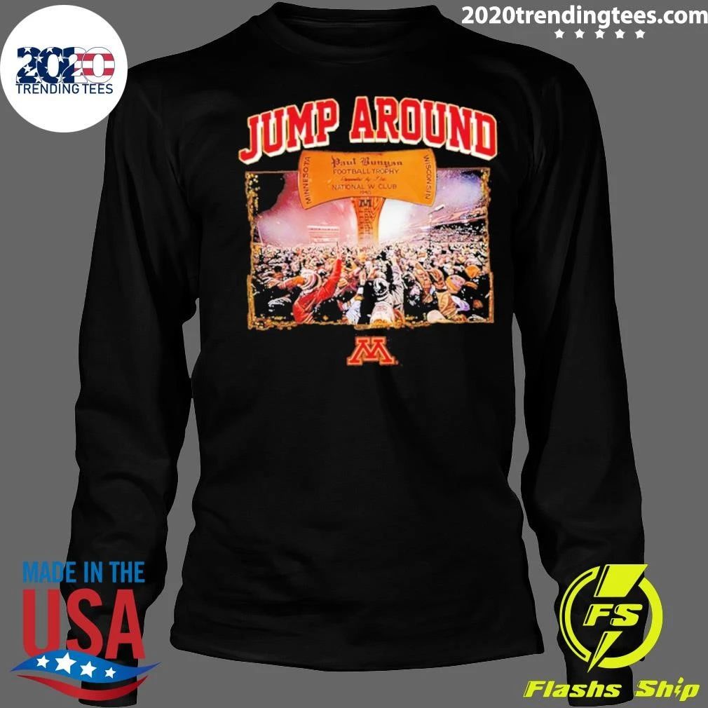 Jump Around Minnesota Golden Gophers Football Photo Shirt