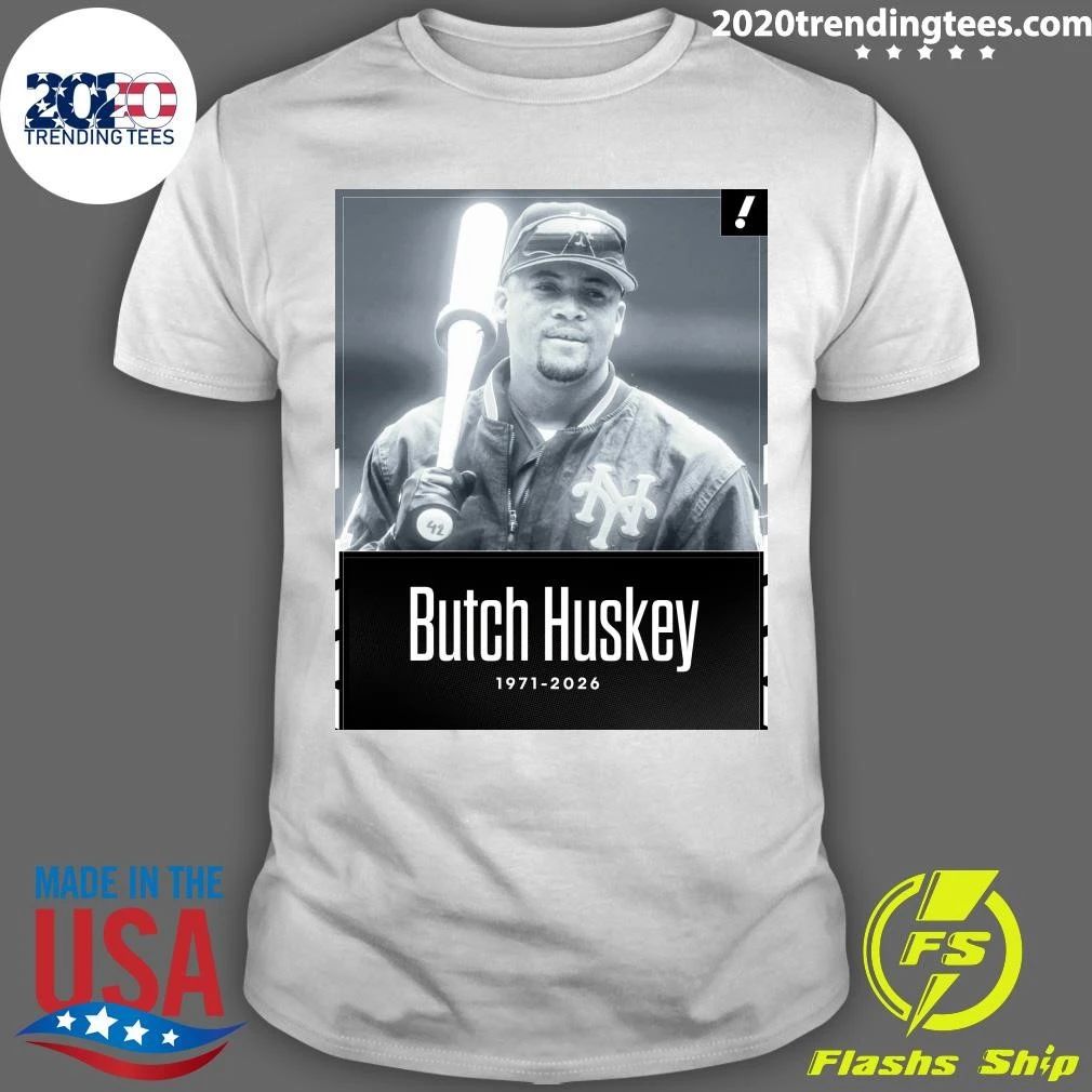 Sad News In The Baseball World, As Former Met Butch Huskey Has Passed Away At The Age Of 54 Shirt