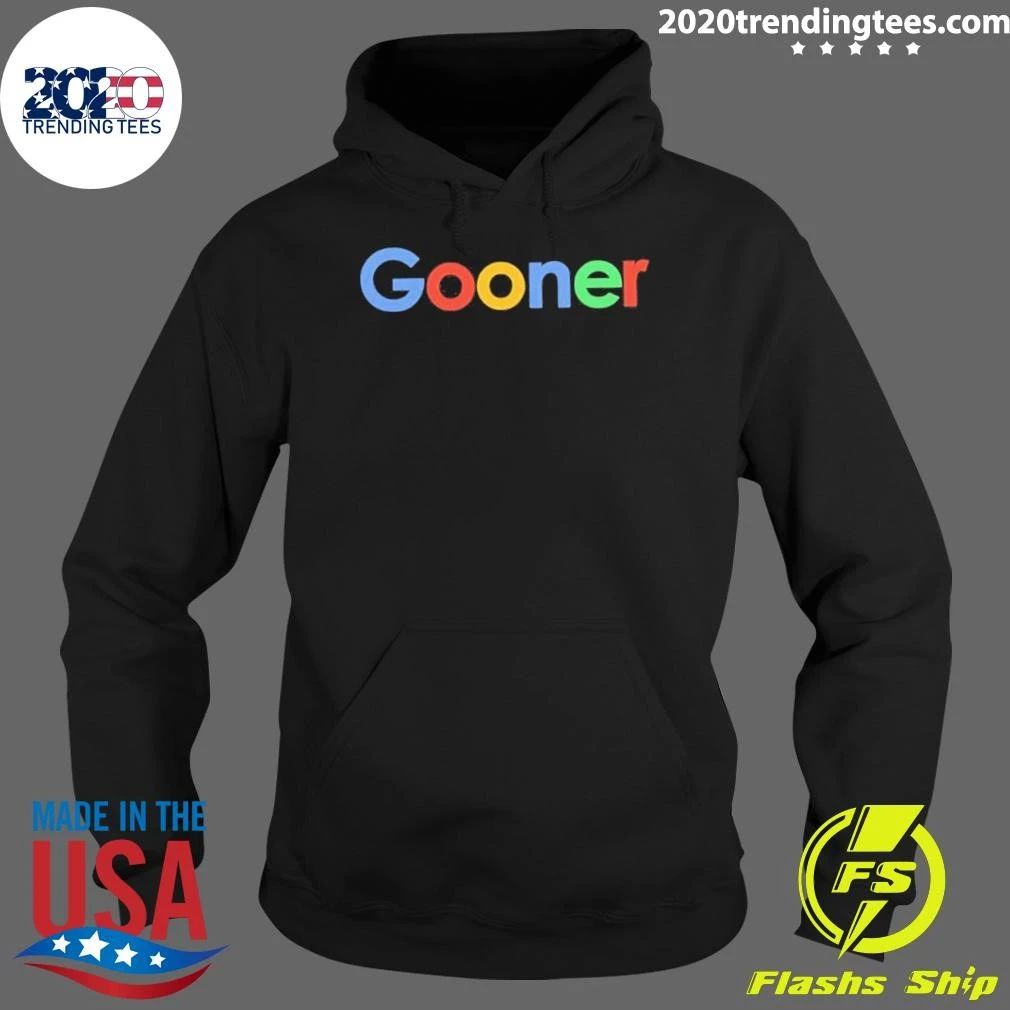 Gooner Internet Google Parody Logo Shirt