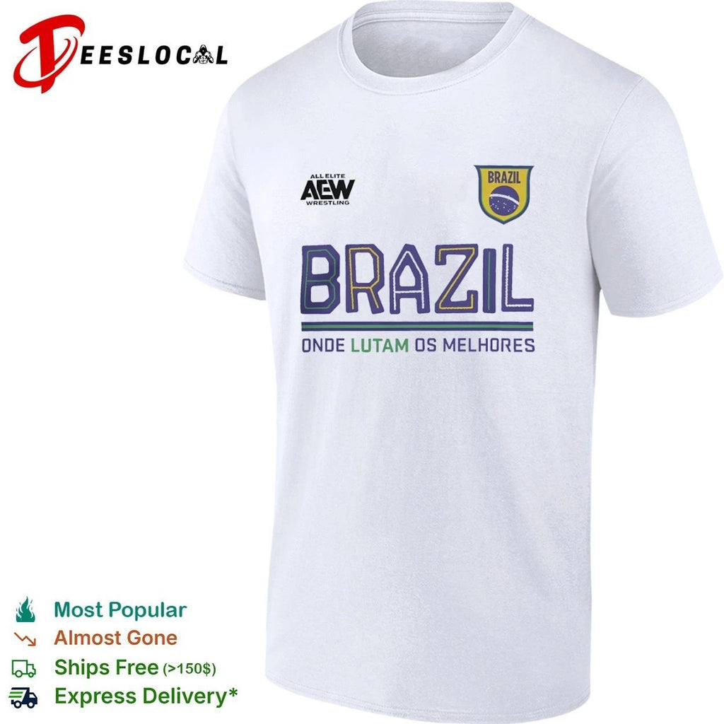 AEW Wrestling Brazil Onde Lutam Os Melhores Unisex