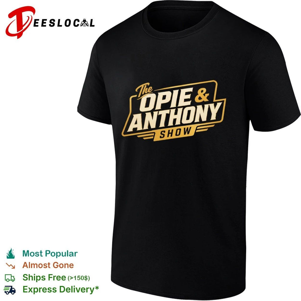 The Opie & Anthony Show Gold Edition Retro Radio Show Logo Unisex