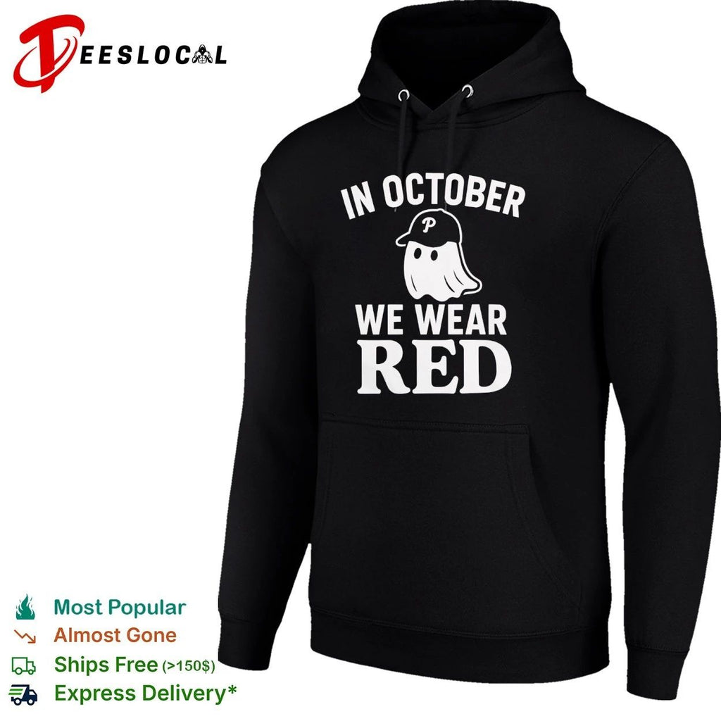 In October We Wear Red Ghost Phillies Unisex