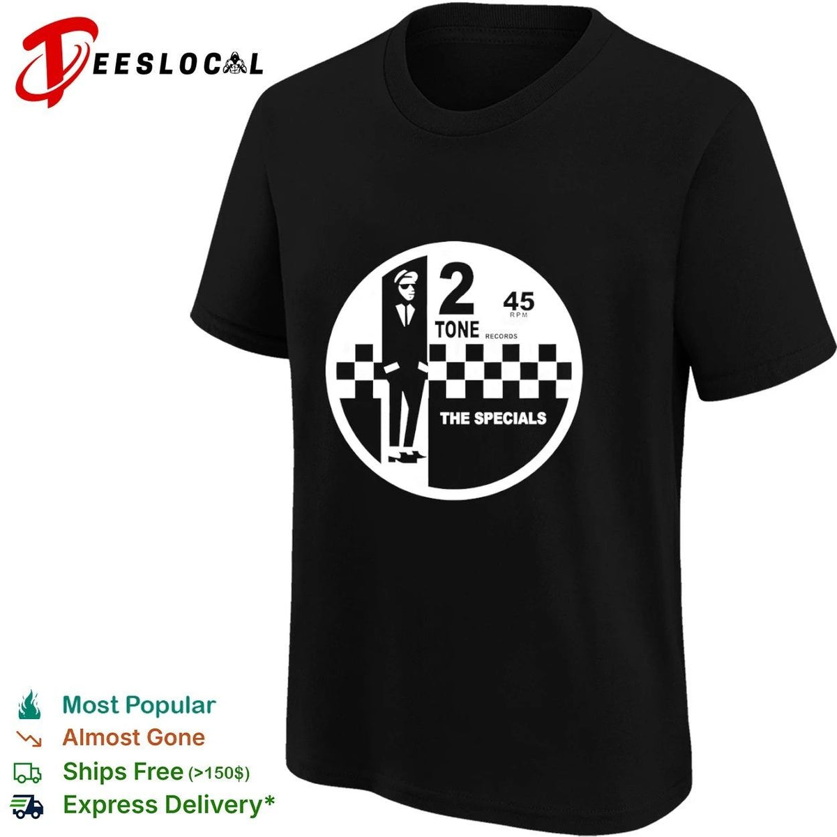 2 Tone Records 45 RPM The Specials Ska Unisex
