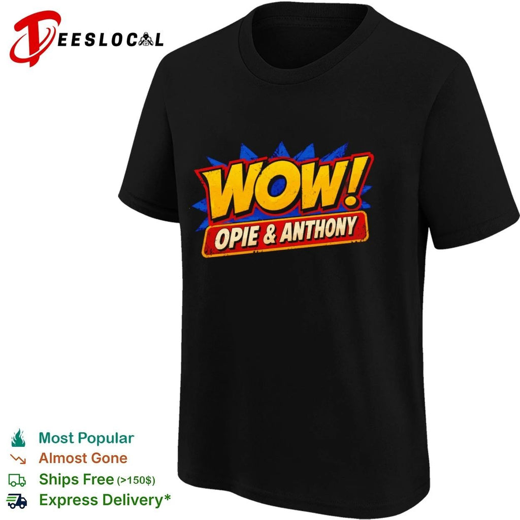 Wow! Opie & Anthony Retro Comic Pop Art Unisex