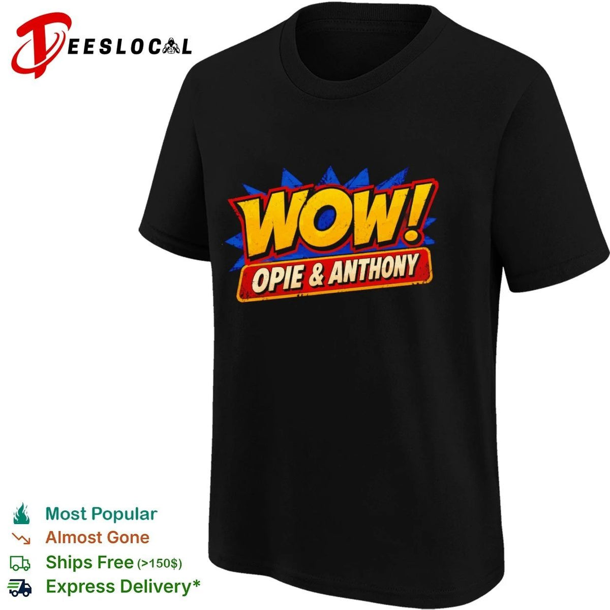 Wow! Opie & Anthony Retro Comic Pop Art Unisex