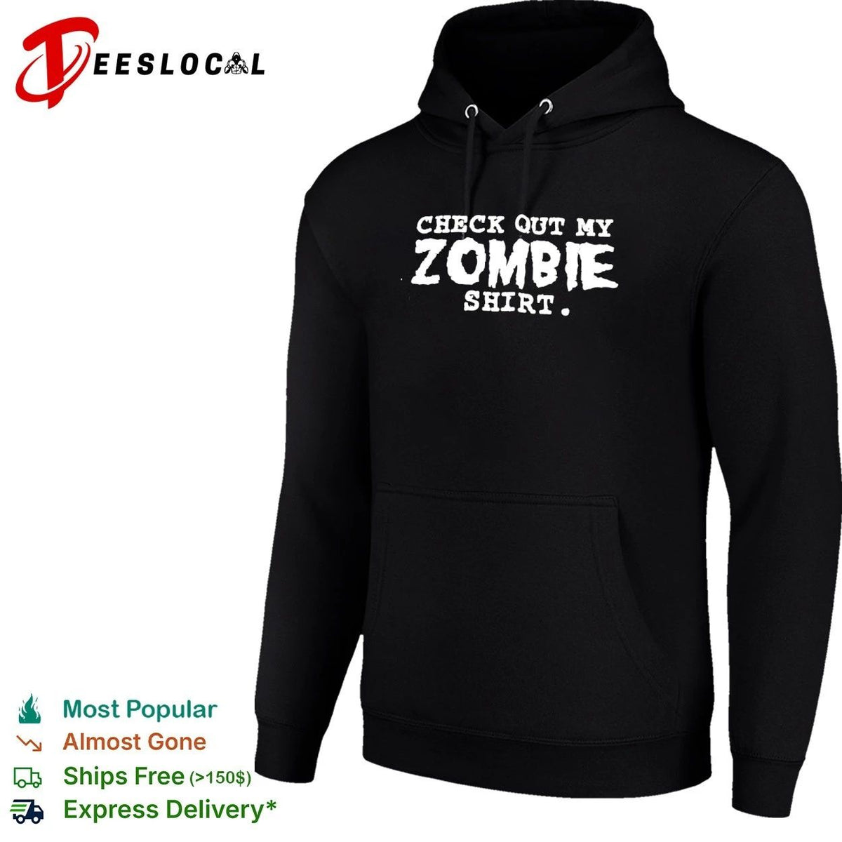 Check Out My Zombie Shirt undead horror Unisex