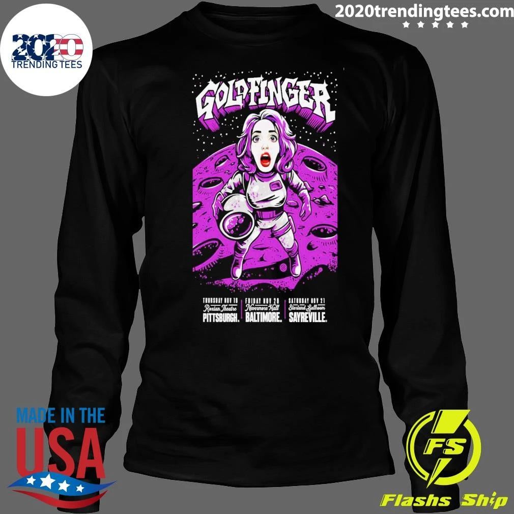 GoldFinger November 19-21 2026 McKees Rocks PA, Baltimore MD And Sayreville NJ Shirt