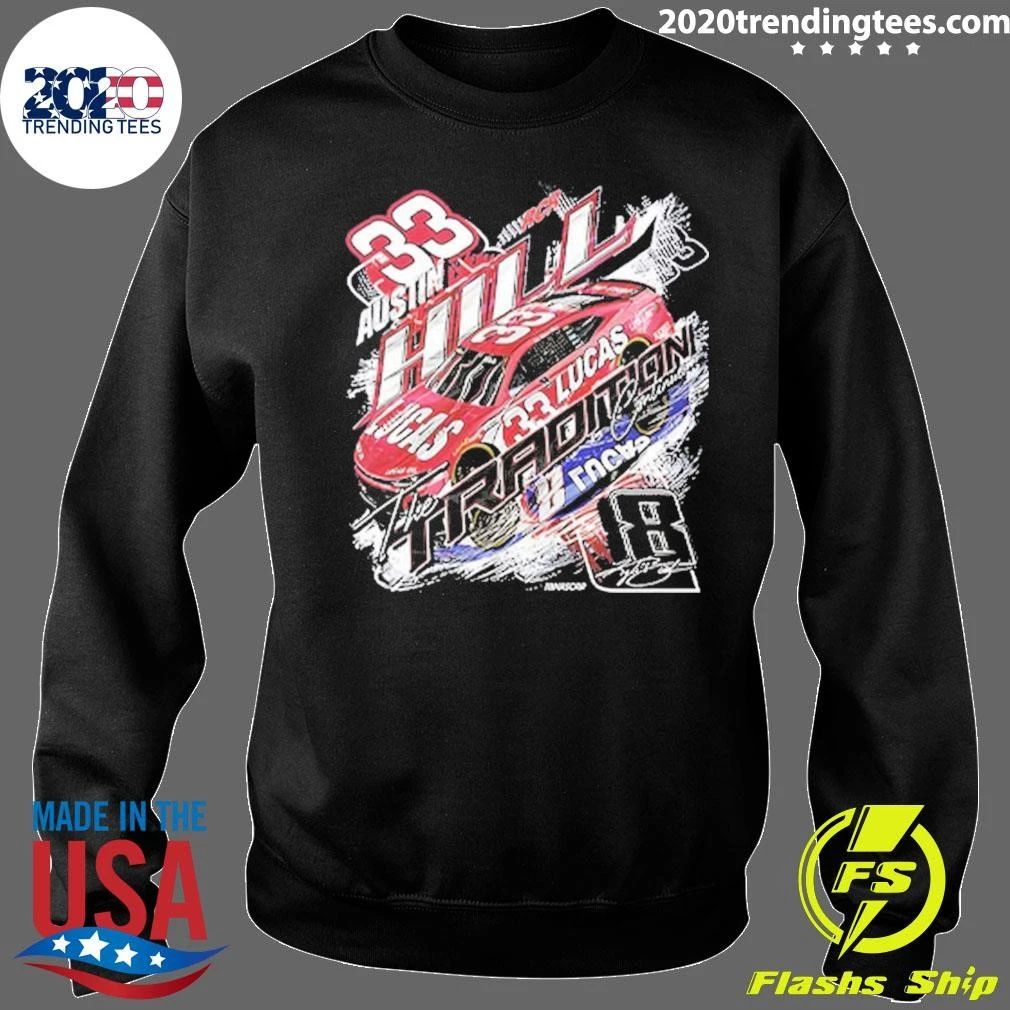 Austin Hill 33 Classic Ink Lucas Oil Car Shirt