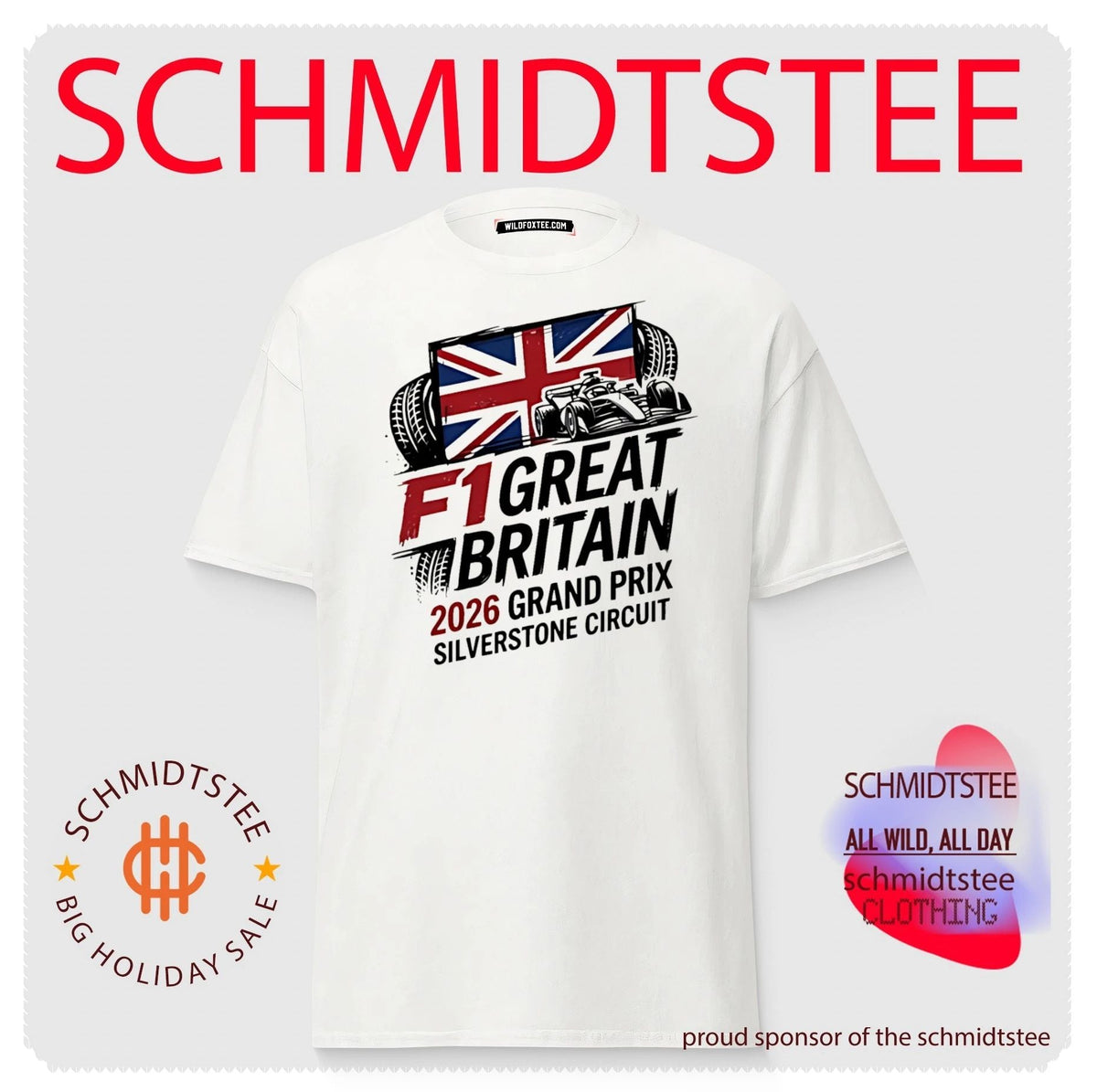 F1 great Britian 2026 Grand Prix Silverstone Circuit shirt Unisex
